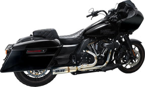 Hi-Output RR - 17+ Touring Full Exhaust System Vance & Hines Brushed
