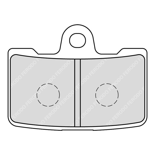 Ferodo, brake pads. Sintered ST-compound BRAKE PADS Ferodo