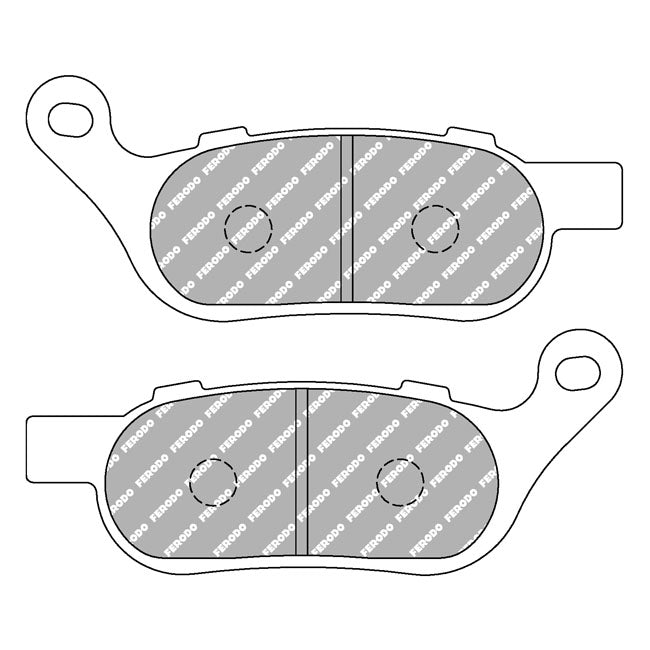 Ferodo, brake pads. Sintered ST-compound BRAKE PADS Ferodo