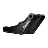 Accossato, brake caliper bracket set. 108mm L/R front. Black BRAKE CALIPER BRACKETS Accossato