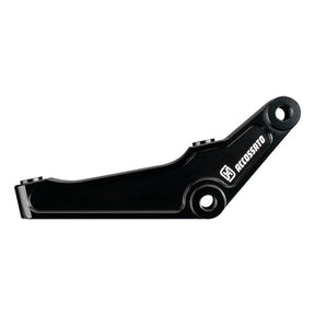 Accossato, brake caliper bracket set. 108mm L/R front. Black BRAKE CALIPER BRACKETS Accossato