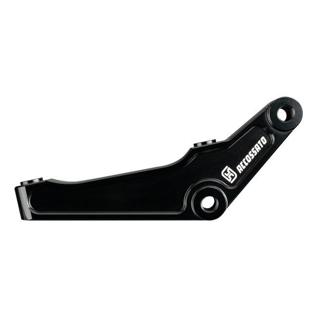 Accossato, brake caliper bracket set. 108mm L/R front. Black BRAKE CALIPER BRACKETS Accossato