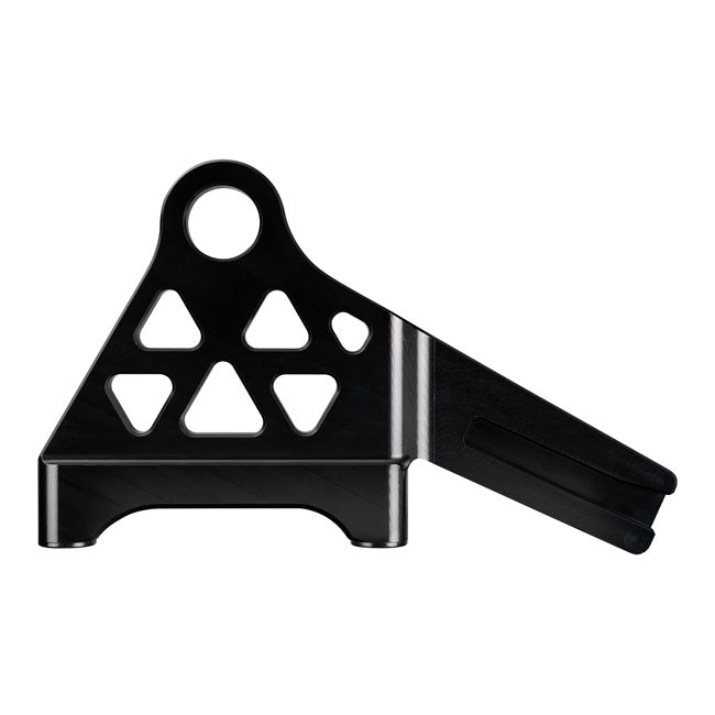 Accossato, M8 Softail rear brake caliper bracket. Black BRAKE CALIPER BRACKETS Accossato