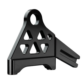 Accossato, M8 Softail rear brake caliper bracket. Black BRAKE CALIPER BRACKETS Accossato