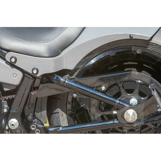 Rick''S Motorcycles, Belt Guard No Cut Out. Gloss Black Belt Guards Rick's Motorcycles
