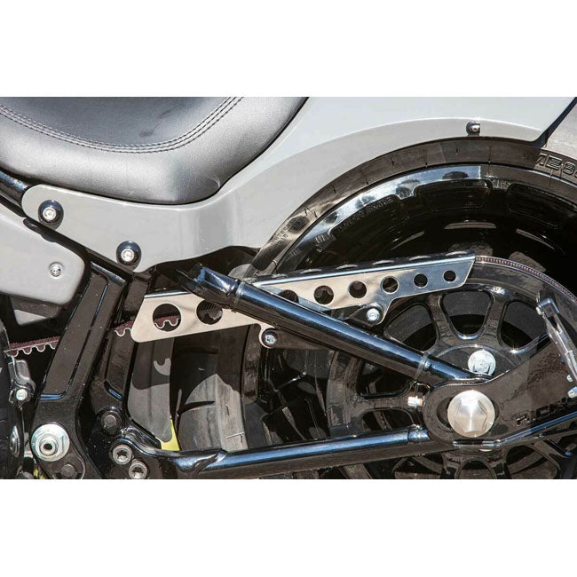 Rick''s Motorcycles, belt guard Round holes. Polished BELT GUARDS Rick''S Motorcycles