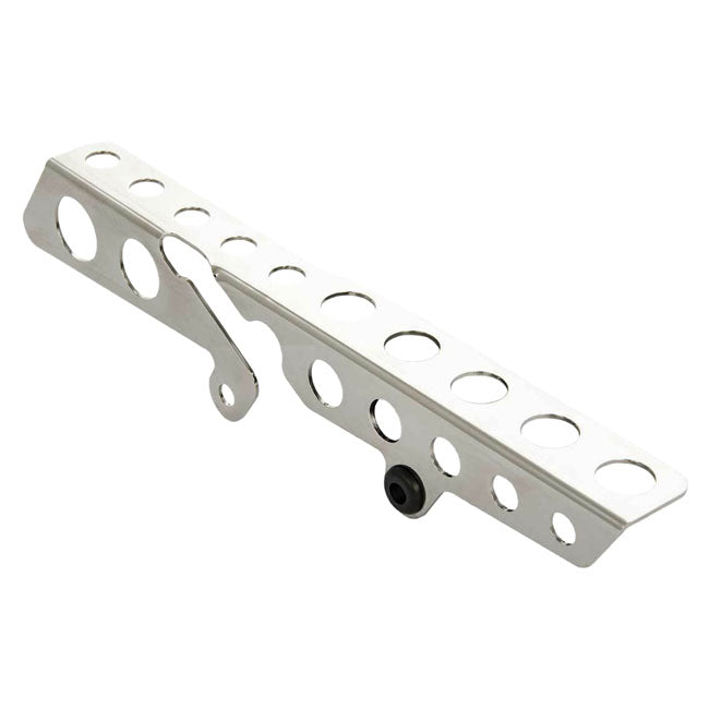 Rick''s Motorcycles, belt guard Round holes. Polished BELT GUARDS Rick''S Motorcycles