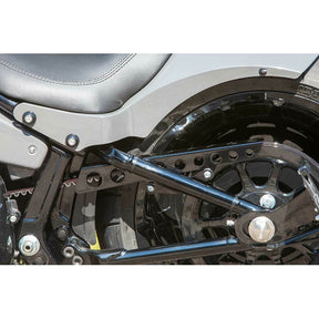 Rick''S Motorcycles, Belt Guard Round Holes. Gloss Black Belt Guards Rick's Motorcycles
