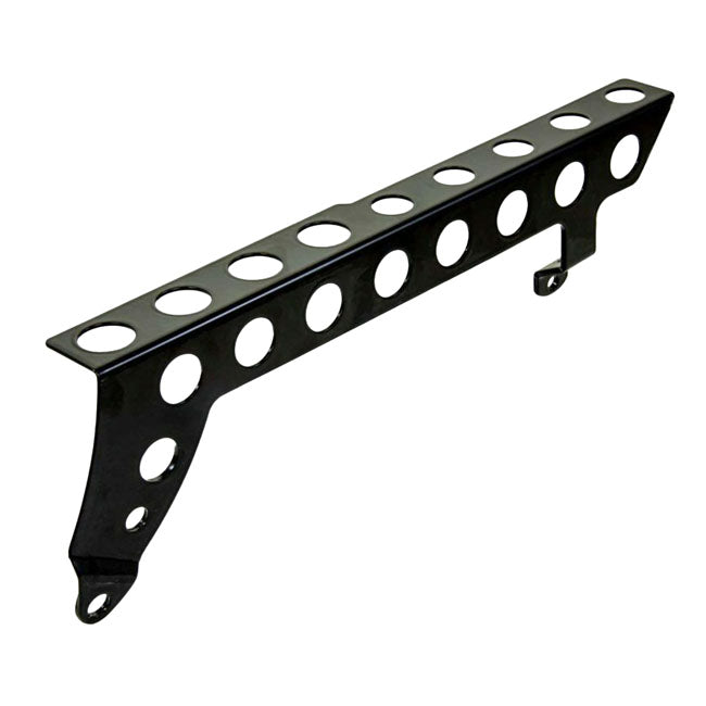 Rick''S Motorcycles, Belt Cover Round Holes. Gloss Black Belt Guards Rick's Motorcycles