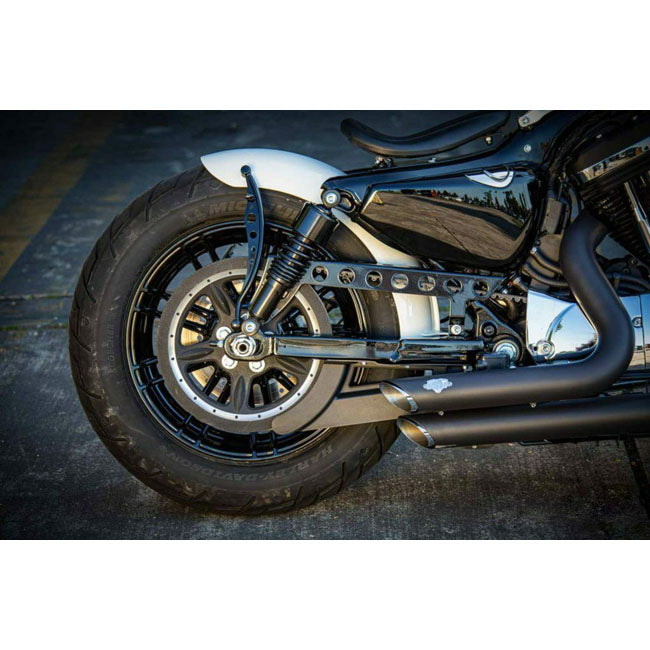 Rick''S Motorcycles, Belt Cover Round Holes. Gloss Black Belt Guards Rick's Motorcycles