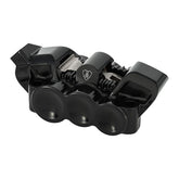 Arlen Ness, 6-p mono-block radial caliper. Left. Black BRAKE CALIPERS Arlen Ness
