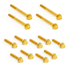 Arlen Ness Bolt Kit Titanium Flt 17 25 Builders Fastener Sets Arlen Ness