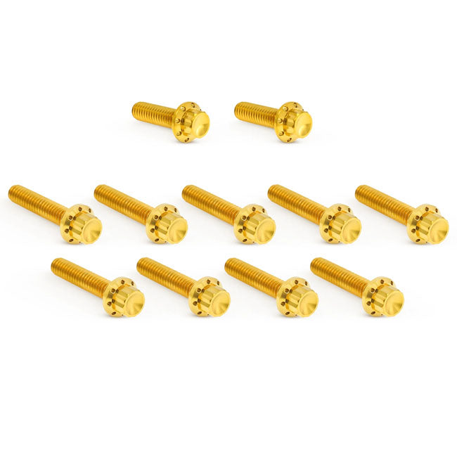 Arlen Ness Bolt Kit Titanium M8 24 25 Builders Fastener Sets Arlen Ness