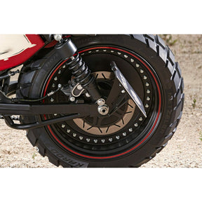 *14 DAYS EXTRA TRANSIT TIME* Rick''s Motorcycles, side mount license plate kit short.Black LICENSE PLATE BRACKETS Rick''S Motorcycles