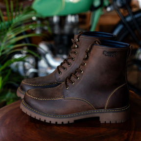 Trip Machine Moc-toe boots mocha BOOTS Tripmachine