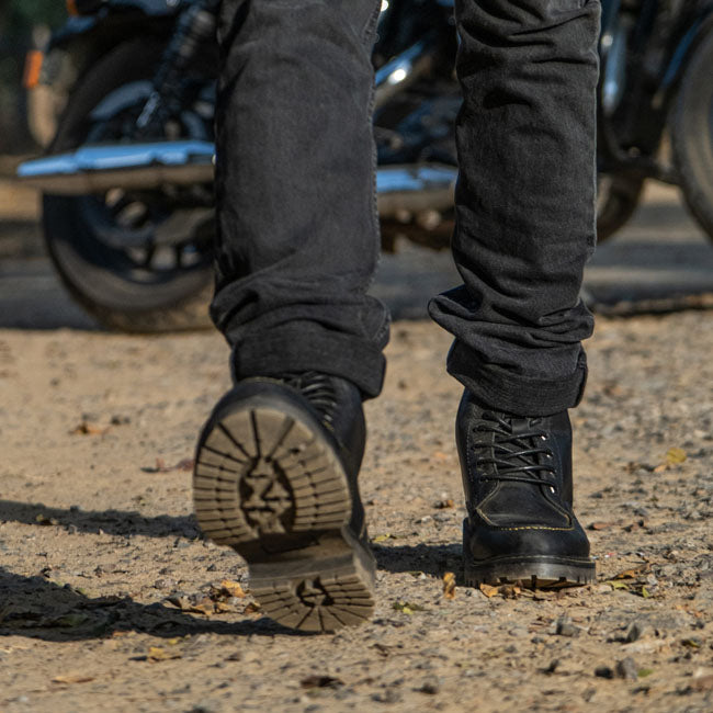 Trip Machine Moc-toe boots black BOOTS Tripmachine