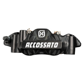 Accossato, 108mm Monoblock radial brake caliper left. Black BRAKE CALIPERS Accossato