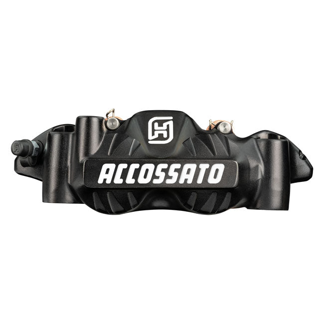 Accossato, 108mm Monoblock radial brake caliper left. Black BRAKE CALIPERS Accossato