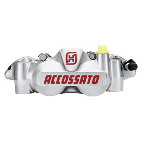 Accossato,108mm Monoblock radial brake caliper right. Silver BRAKE CALIPERS Accossato