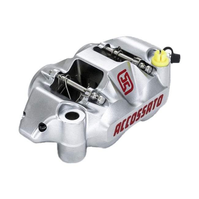 Accossato,108mm Monoblock radial brake caliper right. Silver BRAKE CALIPERS Accossato