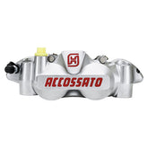 Accossato, 108mm Monoblock radial brake caliper left. Silver BRAKE CALIPERS Accossato