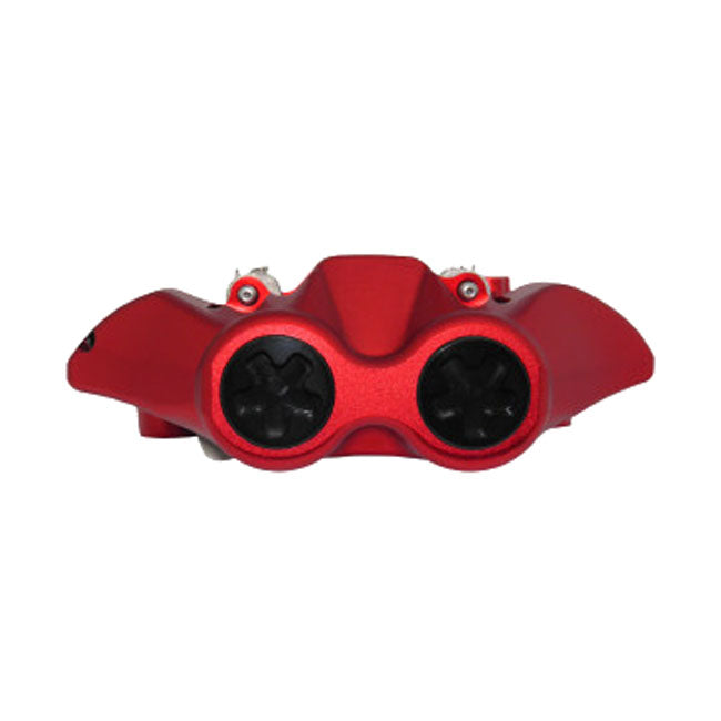 Accossato, 108mm Monoblock radial brake caliper left. Red BRAKE CALIPERS Accossato