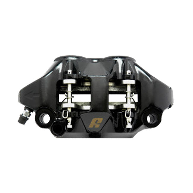 Accossato, 108mm monoblock radial brake caliper left. Black BRAKE CALIPERS Accossato