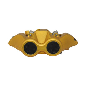 Accossato, 108mm Monoblock radial brake caliper right. Gold BRAKE CALIPERS Accossato