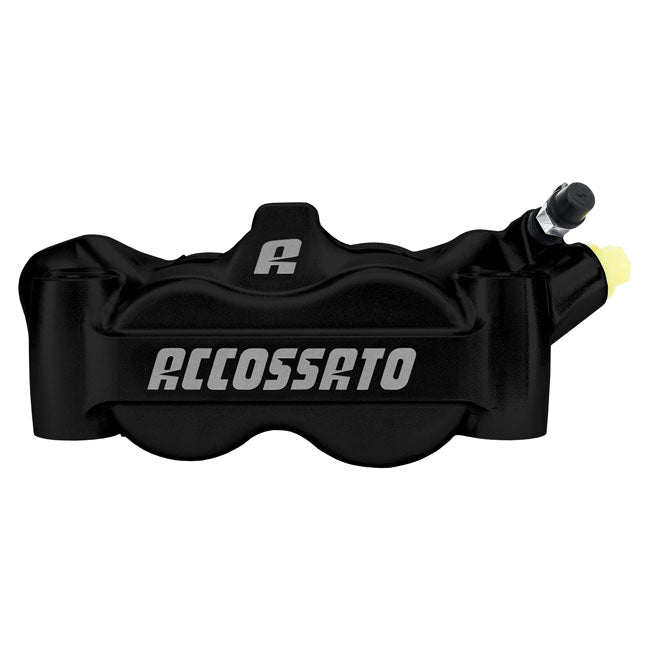 Accossato,100mm Monoblock radial brake caliper right. Black BRAKE CALIPERS Accossato