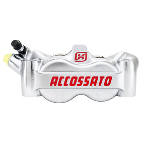 Accossato, 100mm Monoblock radial brake caliper left. Silver BRAKE CALIPERS Accossato