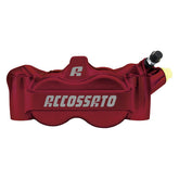 Accossato, 100mm Monoblock radial brake caliper right. Red BRAKE CALIPERS Accossato