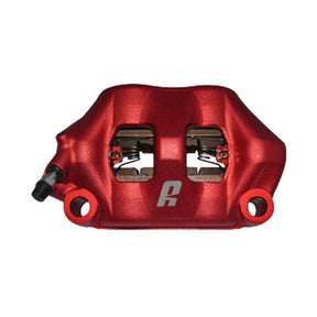 Accossato, 100mm Monoblock radial brake caliper left. Red BRAKE CALIPERS Accossato