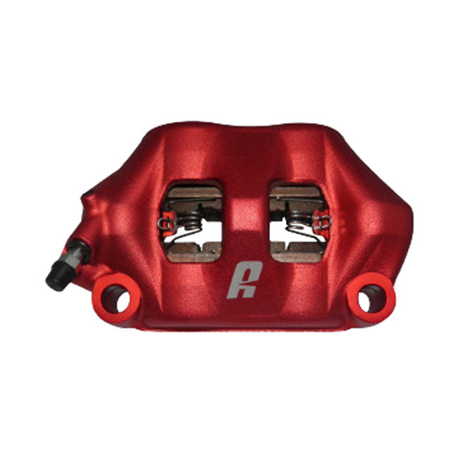 Accossato, 100mm Monoblock radial brake caliper left. Red BRAKE CALIPERS Accossato