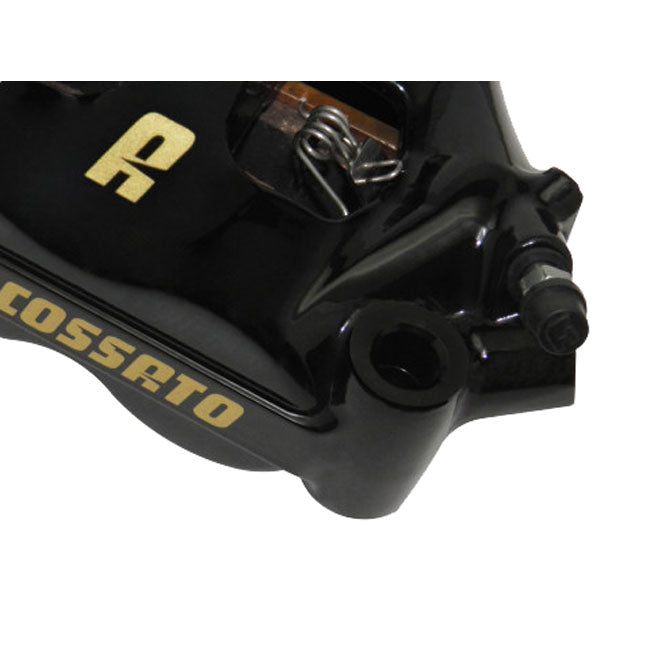 Accossato,100mm Monoblock radial brake caliper right. Black BRAKE CALIPERS Accossato