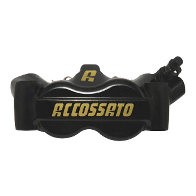 Accossato,100mm Monoblock radial brake caliper right. Black BRAKE CALIPERS Accossato