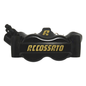Accossato, 100mm Monoblock radial brake caliper left. Black BRAKE CALIPERS Accossato