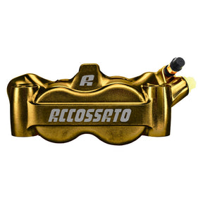 Accossato, 100mm Monoblock radial brake caliper right. Gold BRAKE CALIPERS Accossato