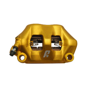 Accossato, 100mm Monoblock radial brake caliper left. Gold BRAKE CALIPERS Accossato