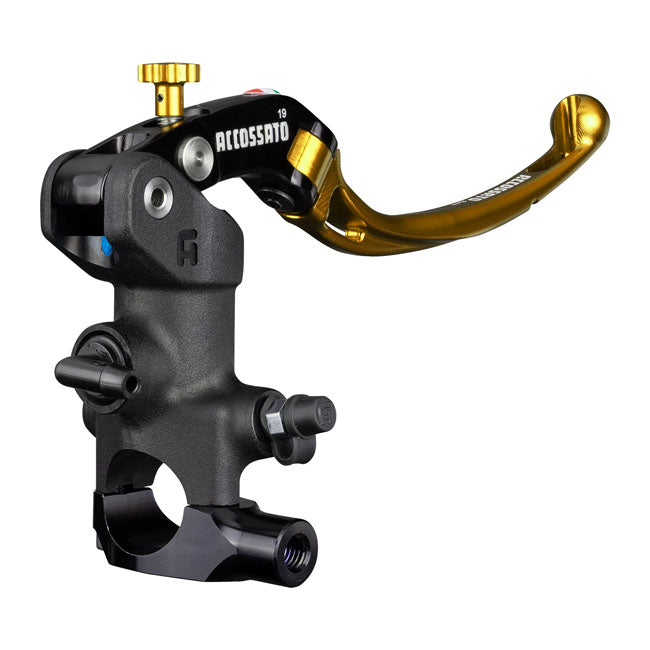 Accossato, radial brake master cyl. Long lever RST. Gold LEVERS BRAKE Accossato