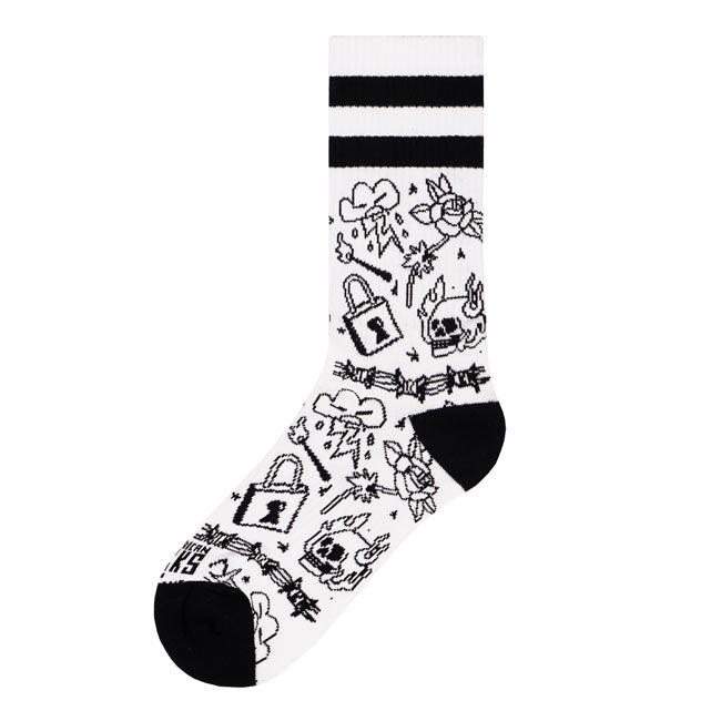 American Socks Burning Rage Mid High socks Socks American Socks