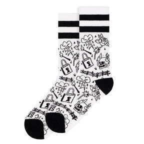 American Socks Burning Rage Mid High socks Socks American Socks