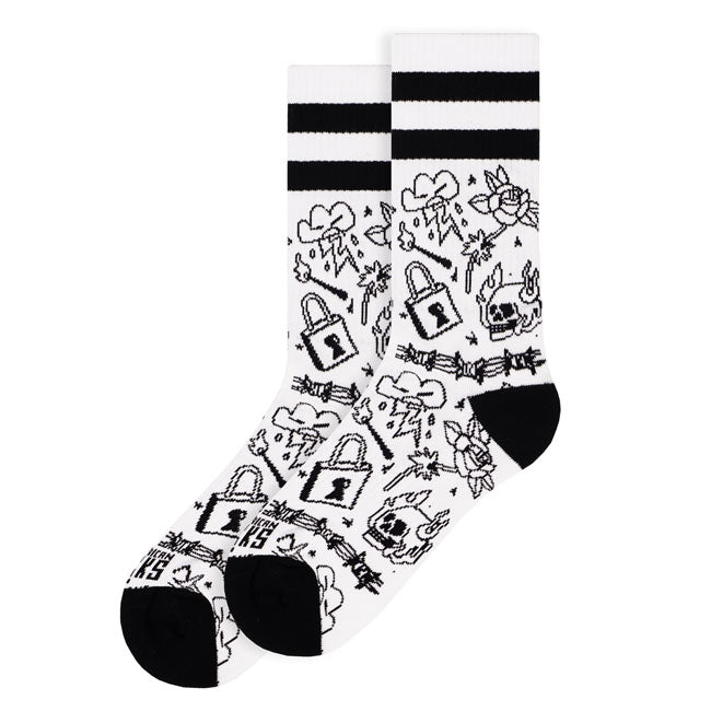 American Socks Burning Rage Mid High socks Socks American Socks