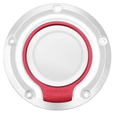 Fangster, derby cover. Chrome red Fangster