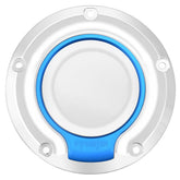 Fangster, derby cover. Chrome blue Fangster