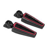 Fangster, rider foot pegs. Black red FOOTPEGS Fangster