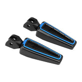 Fangster, rider foot pegs. Black Blue FOOTPEGS Fangster