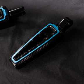 Fangster, rider foot pegs. Black Blue FOOTPEGS Fangster