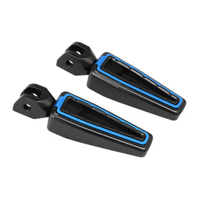 Fangster, rider foot pegs. Black Blue FOOTPEGS Fangster