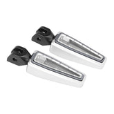 Fangster, rider foot pegs. Chrome smoky FOOTPEGS Fangster