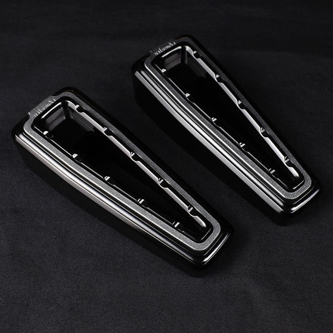 Fangster, rider foot pegs. Black smoky FOOTPEGS Fangster